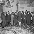 Members of the council with Queen Juliana of the Netherlands