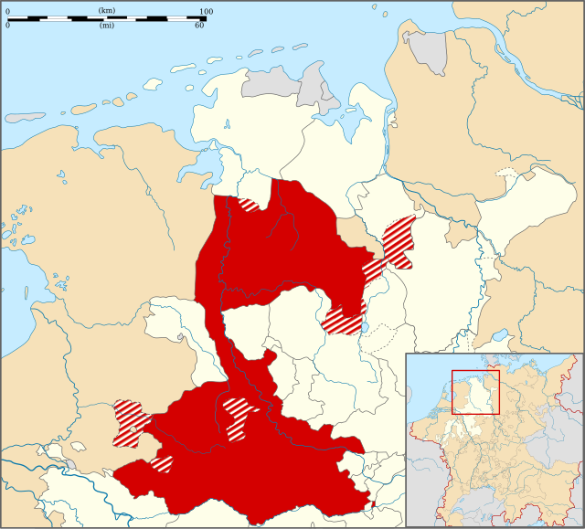 Mapa Biskupstwa Münsteru