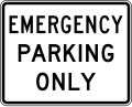 駐車禁止（R8-4） 緊急時を除く