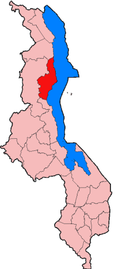 Расположение района Нхата-Бэй в Малави