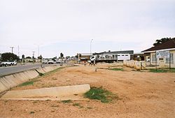 Straßenszene in Mahalapye