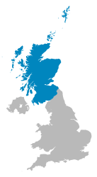 Map of Scotland Police area in the United Kingdom (no borders).svg