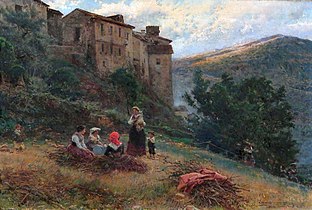 Paysage près d'Anticoli Corrado (1903, Pinacoteca Barão de Santo Ângelo).