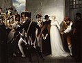 Marie-Antoinette quittant la conciergerie, le 16 octobre 1793 par William Hamilton (1794)