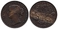 Đồng token 1 рenny, Canada, 1856