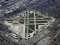 Aerial view of Chicago Midway International Ai...