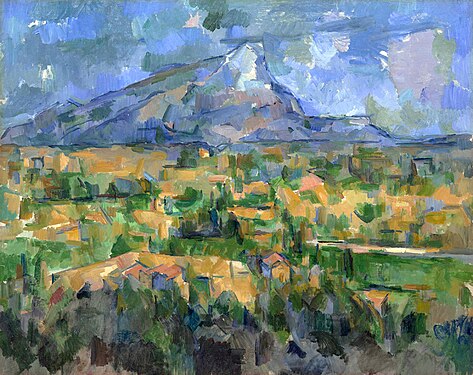 La Montagne Sainte-Victoire, de Paul Cézanne, 1904.