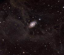 Une autre image de NGC 918 par le télescope Schulman.