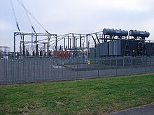 An electrical substation in the United Kingdom National Grid transformer station - geograph.org.uk - 1111619.jpg