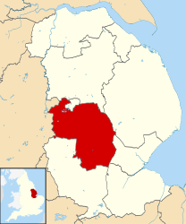 Distretto di North Kesteven – Mappa