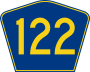 Highway 122 marker