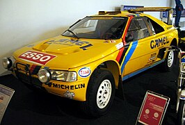 Peugeot 405 Turbo 16 au Musée de l'Aventure Peugeot.