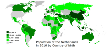 Population of the Netherlands by country of birth Population of the Netherlands by Country of Birth.png