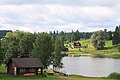 Countryside near Rõuge on Ratasjärv lake