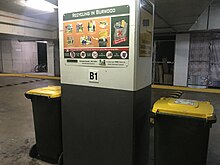 NSW Burwood recycling bins