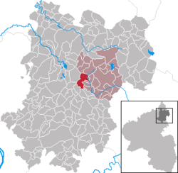 Ротенбах на карті району