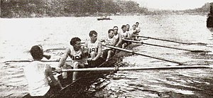 Men’s eight rowing team at the 1900 Olympic Ga...