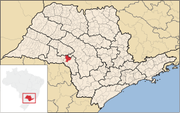 São Pedro do Turvo – Mappa