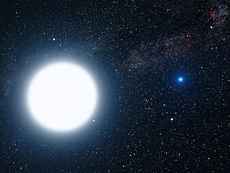 L'étoile binaire Sirius A/B. (définition réelle 4 000 × 3 000)