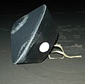 Sample return capsule from the Stardust mission. The OSIRIS-REx sample return capsule is similar.