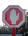 Stop-merkki Israelissa.