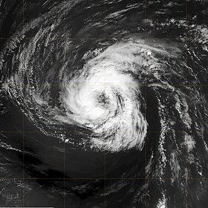 This image of Tropical Storm Isaac was capture...