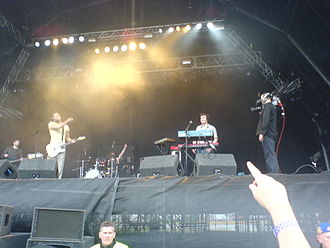 The Blizzards performing on the NME Stage at Oxegen 2006