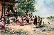 Theodor Aman - Round-dance at Aninoasa, 1890.jpg