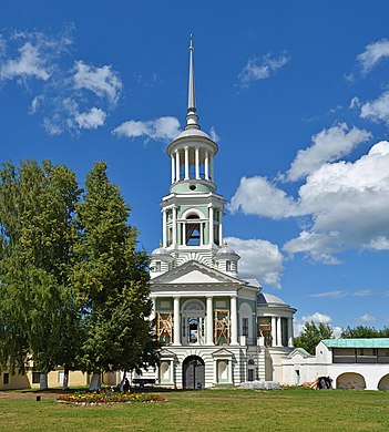 59. Надвратная колокольня с церковью Спаса Нерукотворного Образа, Торжок Автор — Ludvig14