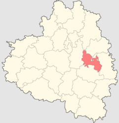 Uzlovskij rajon – Mappa