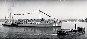 illustration de USS Shaw (DD-68)