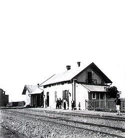 Bahnhof von Skydra, 1891–1894