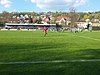 Kurz vor dem Spiel der Regionalliga Bayern zwischen dem VfB Eichstätt und dem FV Illertissen (1:1) am 17. April 2018