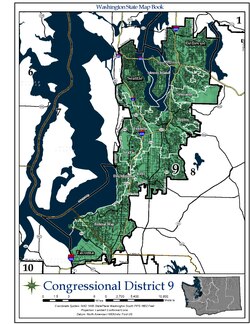 9.º distrito ubicada en Washington (estado)