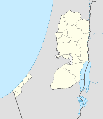 Geobox locator Palestínske autonómne územia