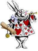 The White Rabbit from Alice in Wonderland