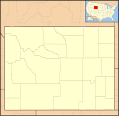 Mapa lokalizacyjna Wyomingu