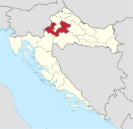 Zagrebiensis (regio Croatiae): situs