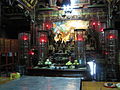 The main altar of the Shuixian Zunwangs' temple in Tainan
