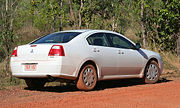 Rear view of a Mitsubishi 380