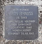 Stolperstein für Aron Strauss