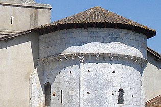 Chevet de l'église.