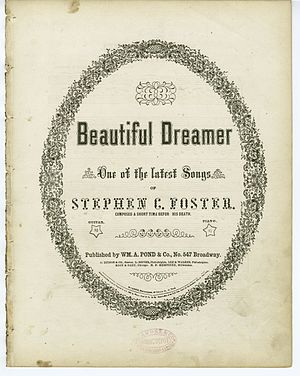 "Beautiful Dreamer" (sheet music) Pa...