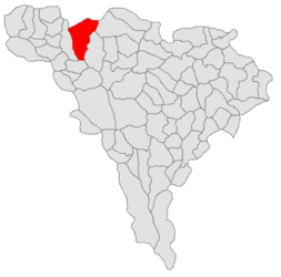 Location in Alba County