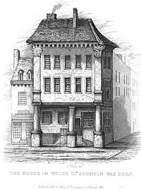 Johnson's house in 1831 Breadmarket Street.jpg