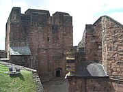 Carlisle castle from the ramparts