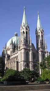 The São Paulo Metropolitan Cathedral, São Paulo, Brazil