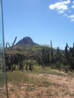 Cerro La Teta. The desert landscape represents the landscape of La Guajira and its two subregions, the highlands and the flatlands.