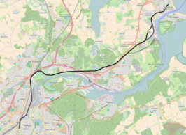 Spoorlijn Lübeck - Lübeck-Travemünde Strand op de kaart