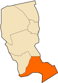 Location of Djanet Commune within Illizi Province